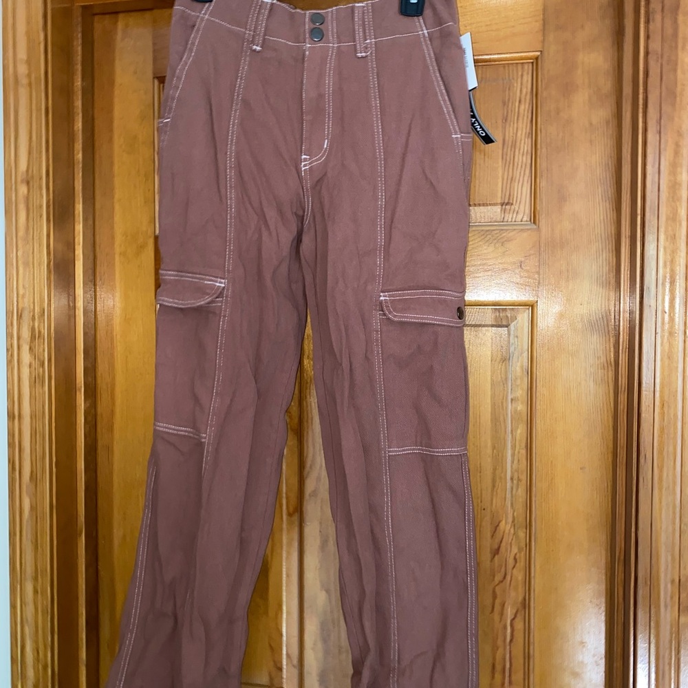 Women’s Never Worn Burnt Red Cargo Pants